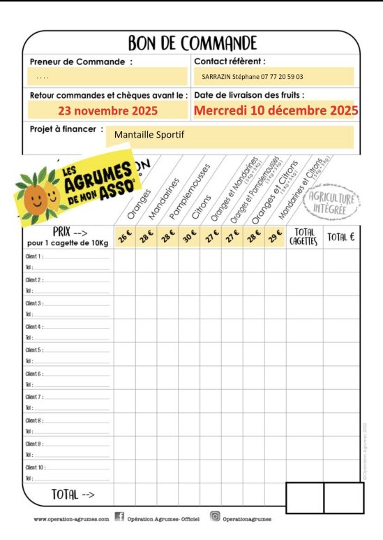 🍊 Opération Agrumes Novembre 2025 🍊